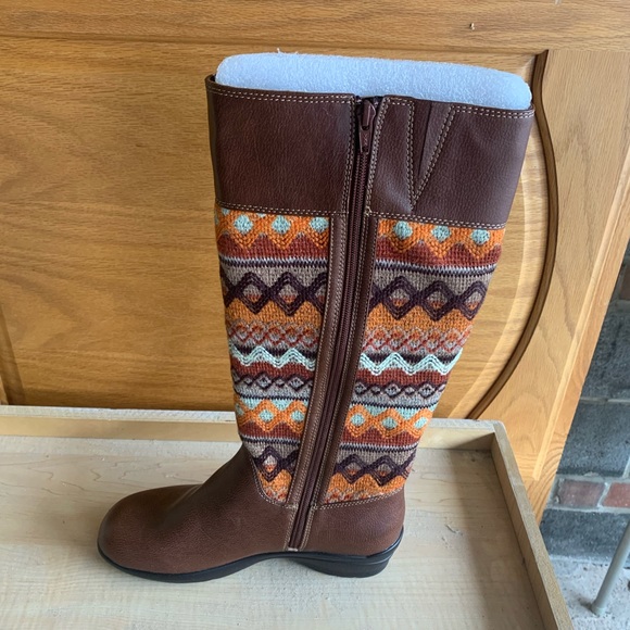 Womens patchwork boots - Picture 6 of 8